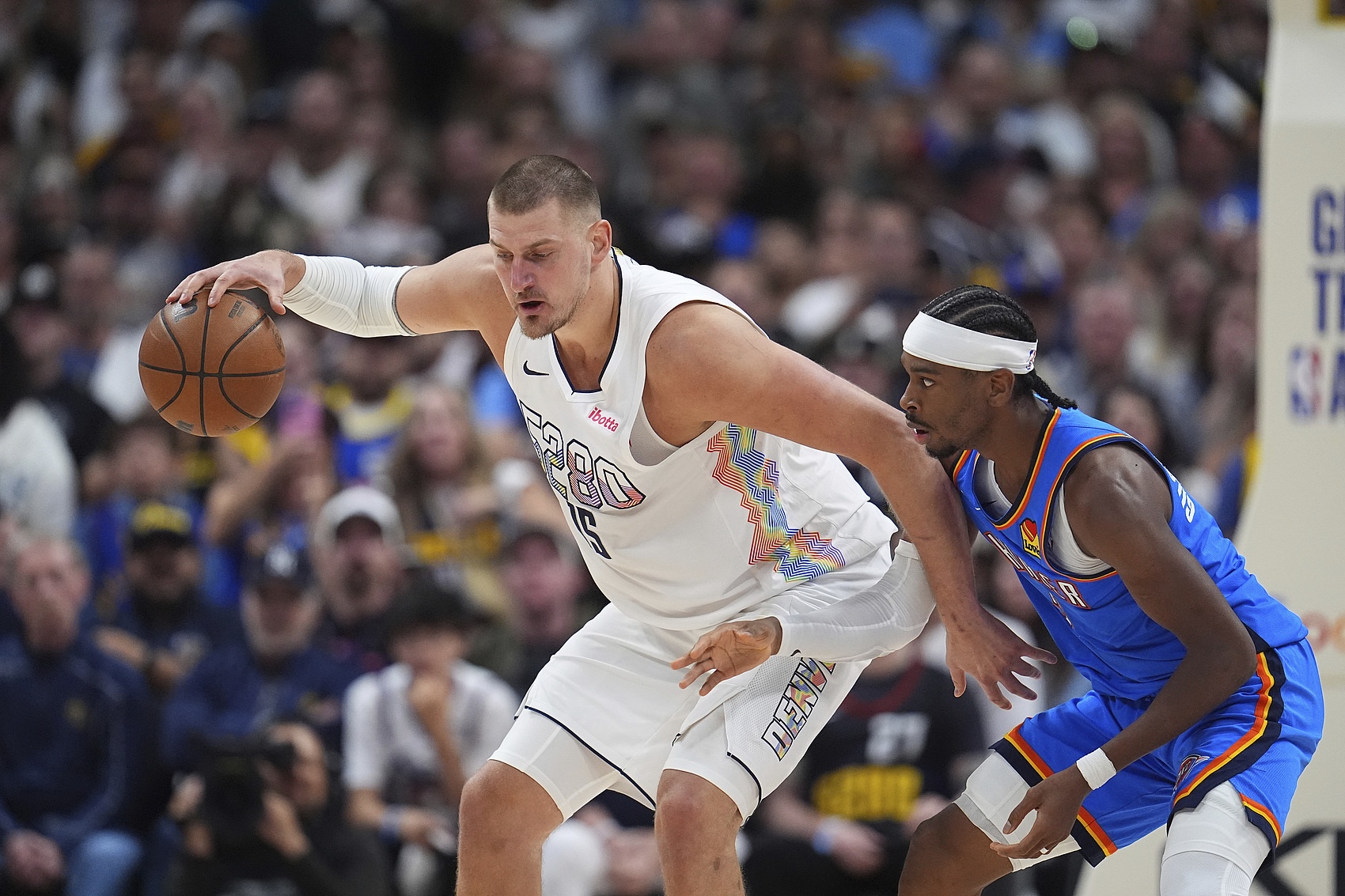 SGA和约基奇单场各得至少30分10助攻 历史第二对MVP组合